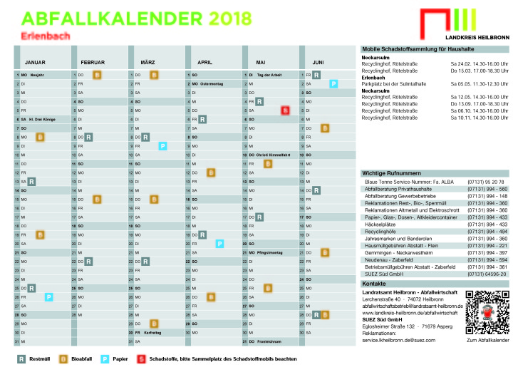 Informationen zu AbfallGebühren Landkreis Heilbronn