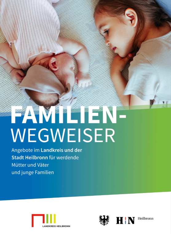 Das Titelbild der Broschüre "Familienwegweiser"