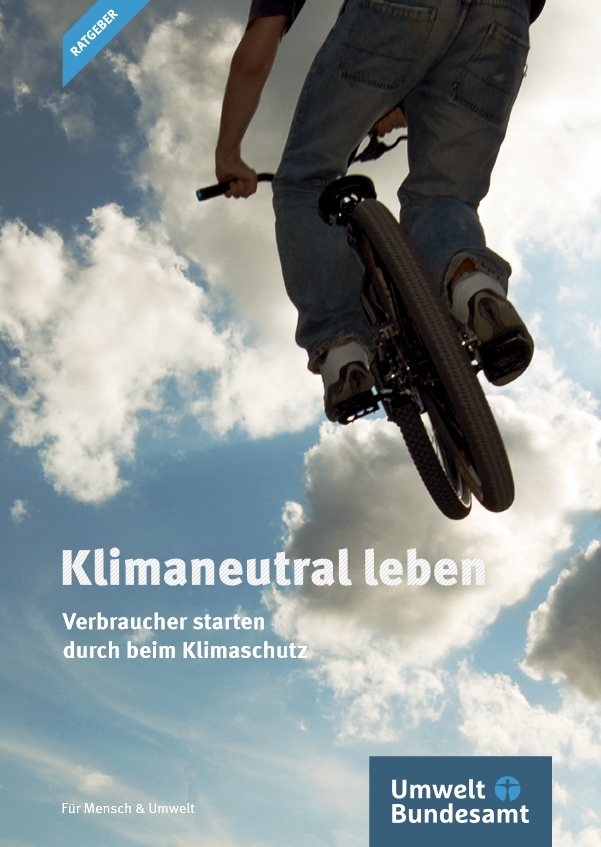 Cover der Broschüre Klimaneutral leben