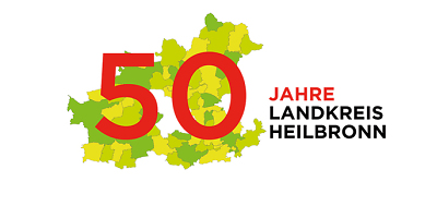 Logo 50 Jahre Landkreis Heilbronn