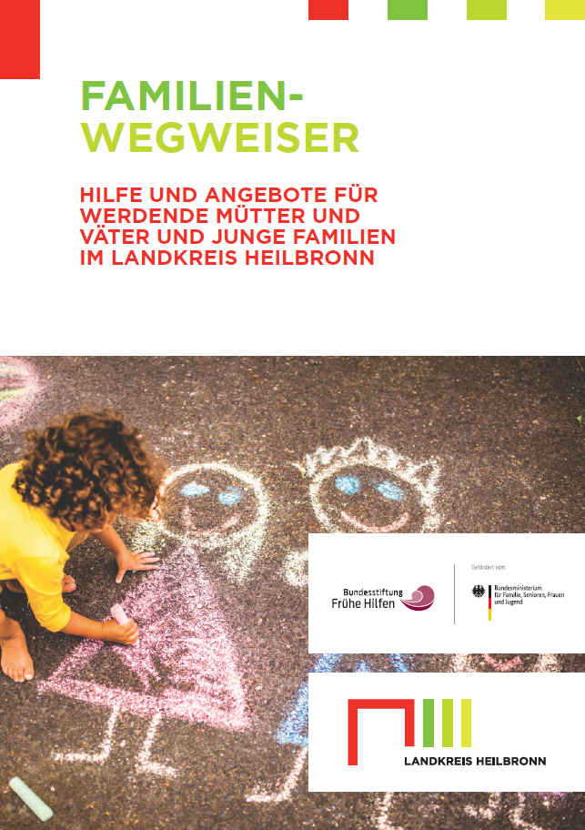 Das Titelbild der Broschüre "Familienwegweiser"