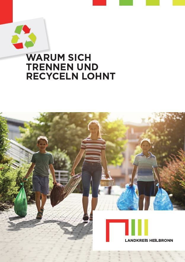 Titelblatt Broschüre "Warum sich trennen und recyceln lohnt"