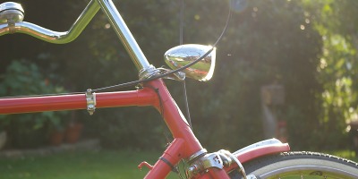 Rotes Fahrrad